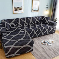 HKM-931027 Modern Stretch Kaleidoscope Sofa Cover - Elastic, Durable, and Stain-Resistant Fabric 보호하는 커버