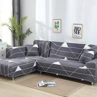 HKM-931027 Modern Stretch Kaleidoscope Sofa Cover - Elastic, Durable, and Stain-Resistant Fabric 보호하는 커버