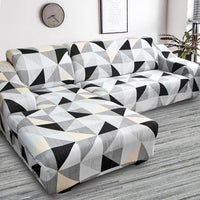 HKM-931027 Modern Stretch Kaleidoscope Sofa Cover - Elastic, Durable, and Stain-Resistant Fabric 보호하는 커버