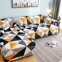 HKM-931027 Modern Stretch Kaleidoscope Sofa Cover - Elastic, Durable, and Stain-Resistant Fabric 보호하는 커버