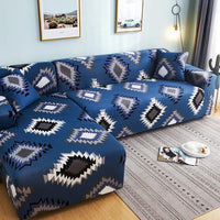 HKM-931027 Modern Stretch Kaleidoscope Sofa Cover - Elastic, Durable, and Stain-Resistant Fabric 보호하는 커버