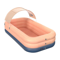 HKM-931219 Automatic Inflatable Rectangular Tanning Tub Pool - 210x150x58cm Water Spa
