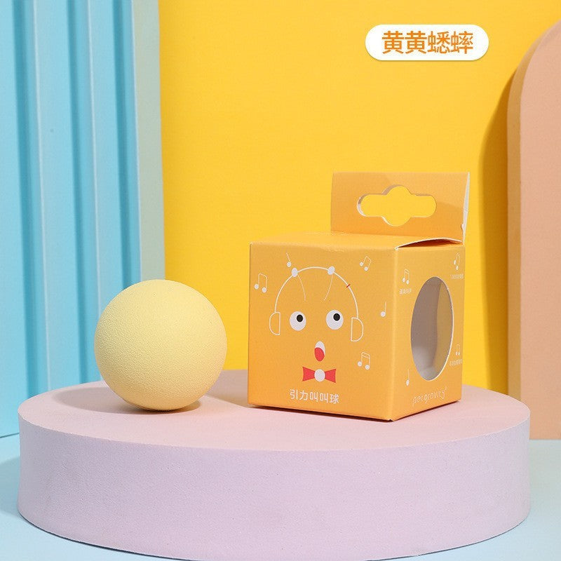 HKM-931411 Interactive Ball Smart Cat Toys, Plush Electric Catnip Training Toy, Kitten Touch Sounding Pet Product, Squeak Toy