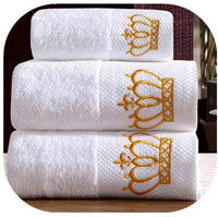 HKM-931539 Custom Embroidered Cotton Towel for Hotels and Spas - Luxurious Bath Towel