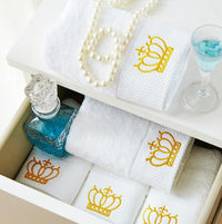 HKM-931539 Custom Embroidered Cotton Towel for Hotels and Spas - Luxurious Bath Towel