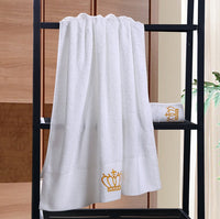 HKM-931539 Custom Embroidered Cotton Towel for Hotels and Spas - Luxurious Bath Towel