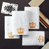 HKM-931539 Custom Embroidered Cotton Towel for Hotels and Spas - Luxurious Bath Towel