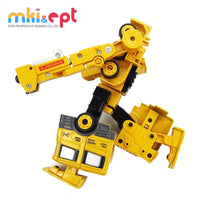 HKM-931603 Die-Cast Transformation Truck Alloy Deformation Crane Toy for Kids ages 2-7