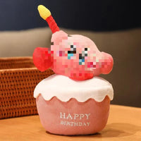 HKM-931795 Cute Cartoon Birthday Cake Plush Toy Doll for Kids with Music Candle Light Feature - Soft, Comforting 11CM-30CM