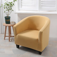 HKM-931859 Universal Small Semicircle Sofa Cover in Striped Design – Modern Polyester Dust Cover – 65x90cm