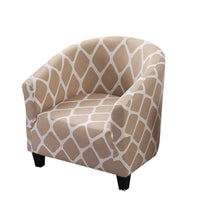 HKM-931859 Universal Small Semicircle Sofa Cover in Striped Design – Modern Polyester Dust Cover – 65x90cm