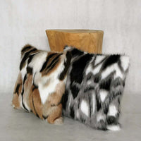 HKM-931923 Brown Jacquard Double-sided Pillow Cover - 45x45cm Nordic Style