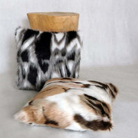 HKM-931923 Brown Jacquard Double-sided Pillow Cover - 45x45cm Nordic Style