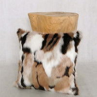 HKM-931923 Brown Jacquard Double-sided Pillow Cover - 45x45cm Nordic Style
