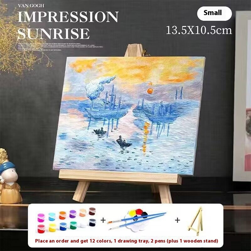 HKM-932051 Three-Dimensional Handmade Gypsum Relief Painting DIY Set for Ages 0-3