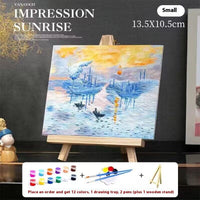 HKM-932051 Three-Dimensional Handmade Gypsum Relief Painting DIY Set for Ages 0-3