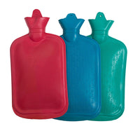 HKM-932115 Dual-Use Hot Water Bag - Rubber, Water Injection, Available in Red, Green, Blue
