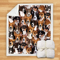 HKM-932115 Modern Printed Flannel Blanket for Dogs - Available in Two Sizes (120x150, 150x200)