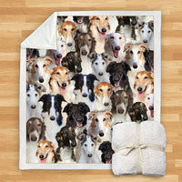 HKM-932115 Modern Printed Flannel Blanket for Dogs - Available in Two Sizes (120x150, 150x200)