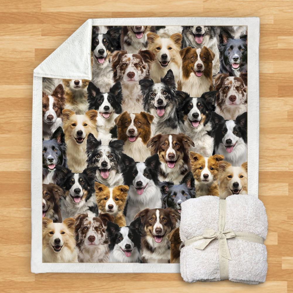HKM-932115 Modern Printed Flannel Blanket for Dogs - Available in Two Sizes (120x150, 150x200)