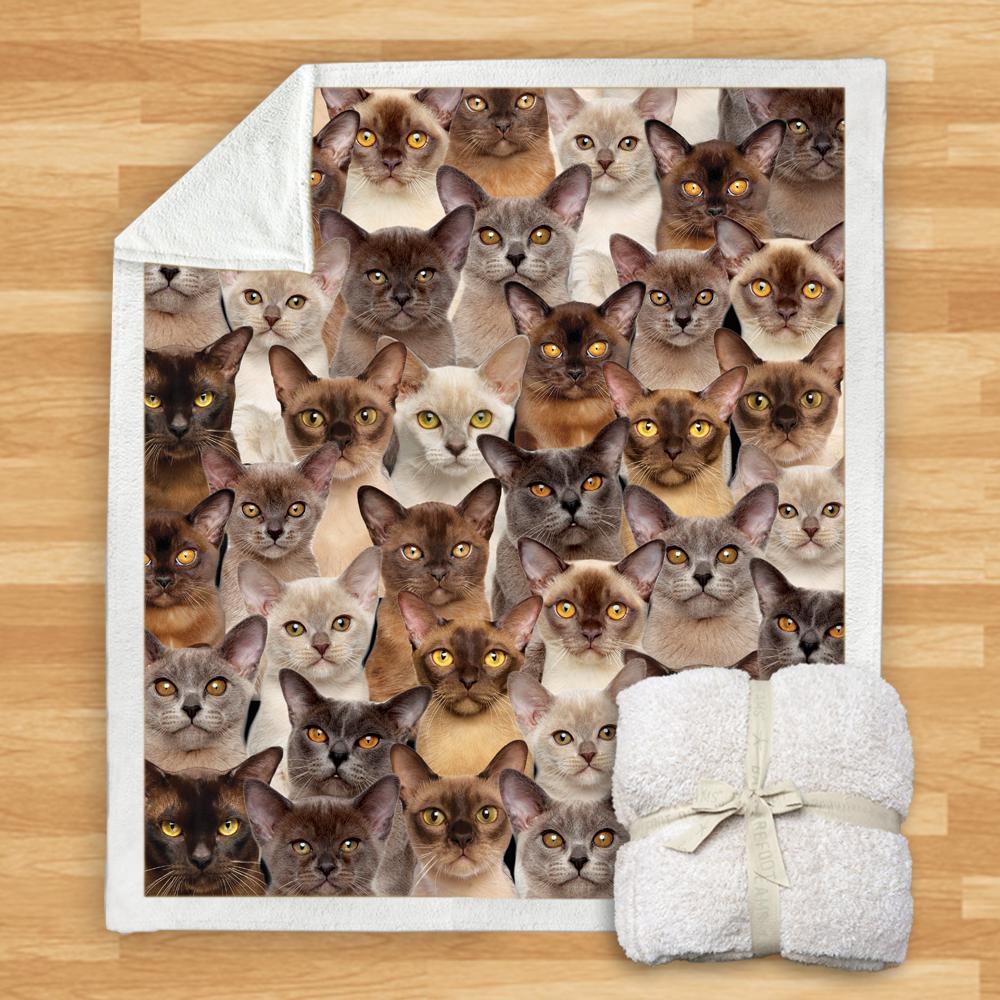 HKM-932115 Modern Printed Flannel Blanket for Dogs - Available in Two Sizes (120x150, 150x200)