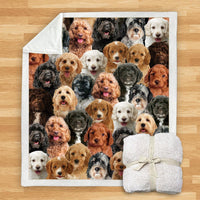 HKM-932115 Modern Printed Flannel Blanket for Dogs - Available in Two Sizes (120x150, 150x200)