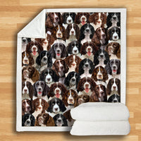 HKM-932115 Modern Printed Flannel Blanket for Dogs - Available in Two Sizes (120x150, 150x200)