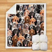 HKM-932115 Modern Printed Flannel Blanket for Dogs - Available in Two Sizes (120x150, 150x200)