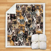 HKM-932115 Modern Printed Flannel Blanket for Dogs - Available in Two Sizes (120x150, 150x200)