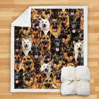 HKM-932115 Modern Printed Flannel Blanket for Dogs - Available in Two Sizes (120x150, 150x200)