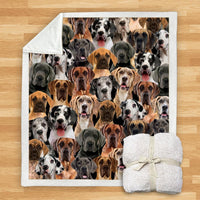 HKM-932115 Modern Printed Flannel Blanket for Dogs - Available in Two Sizes (120x150, 150x200)