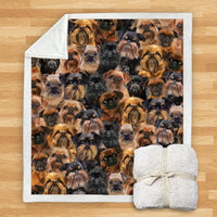 HKM-932115 Modern Printed Flannel Blanket for Dogs - Available in Two Sizes (120x150, 150x200)