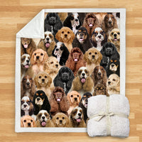 HKM-932115 Modern Printed Flannel Blanket for Dogs - Available in Two Sizes (120x150, 150x200)