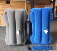HKM-932243 Inflatable Travel Pillow for Airplane and Train Comfort