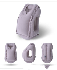 HKM-932243 Inflatable Travel Pillow for Airplane and Train Comfort