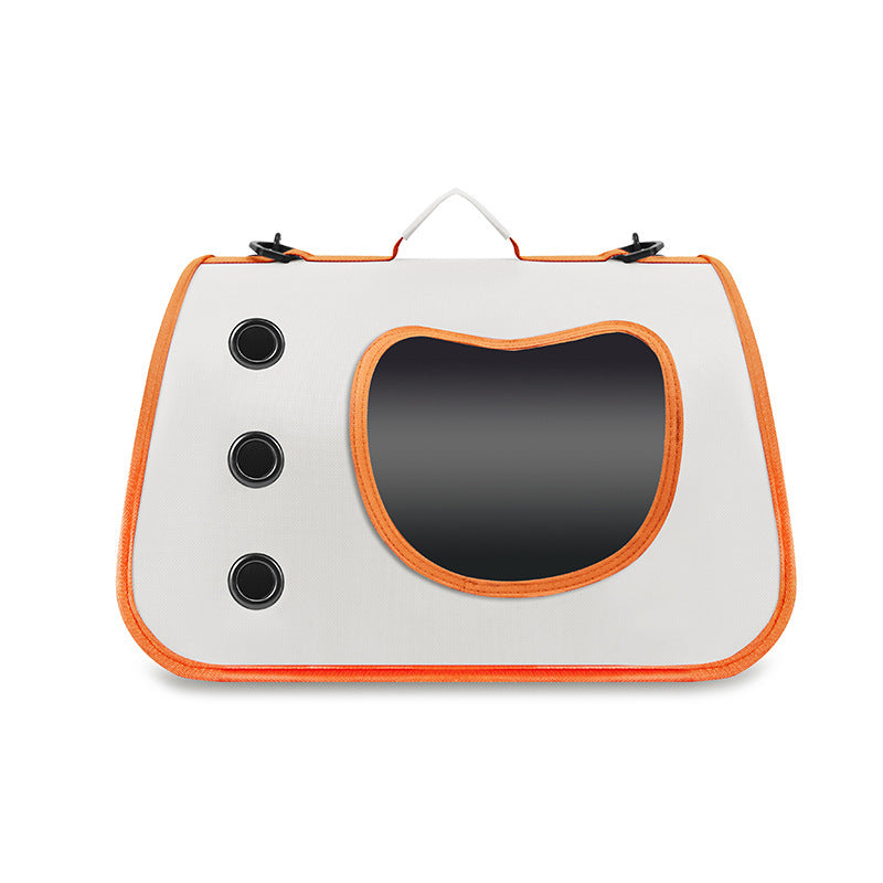 HKM-932307 Portable Pet Crossbody Bag - Breathable and Medium Capacity Design