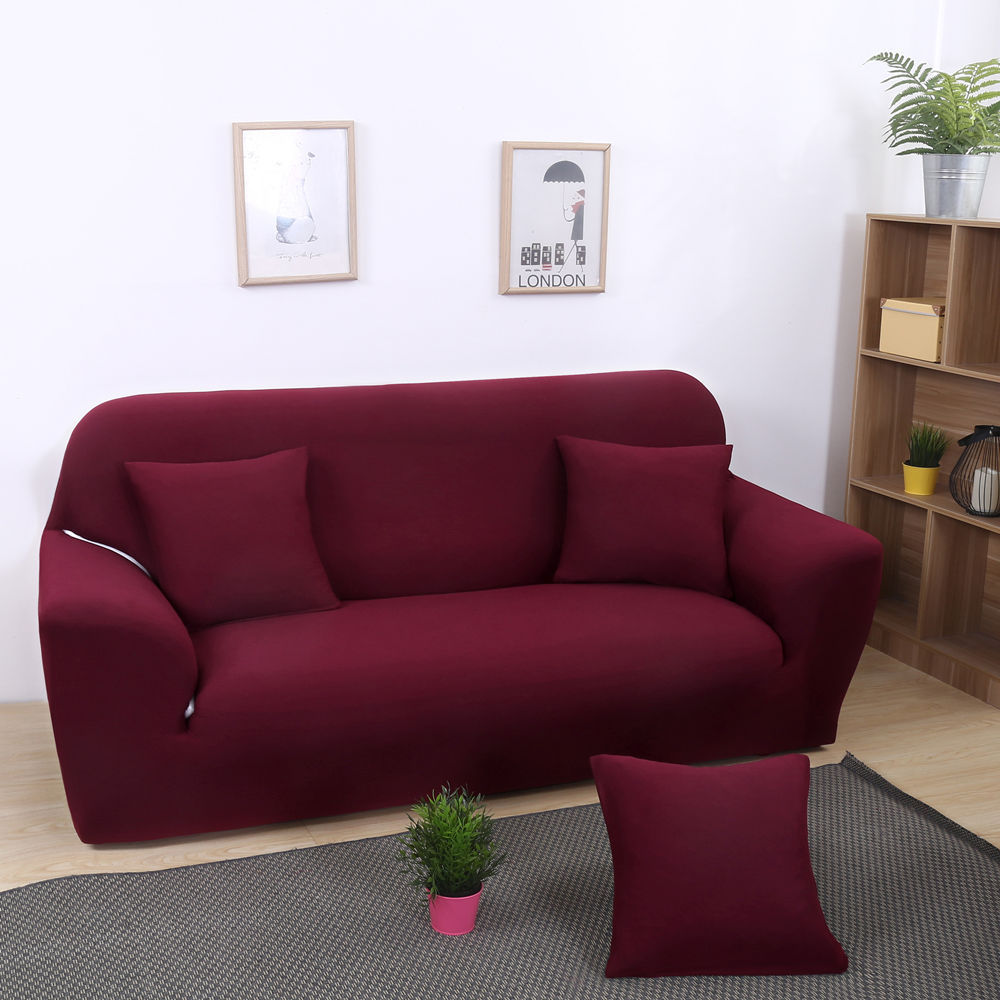 HKM-932435 Plant and Flower Pattern Stretch Sofa Cover - Multiple Sizes Available