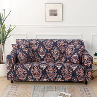 HKM-932435 Plant and Flower Pattern Stretch Sofa Cover - Multiple Sizes Available