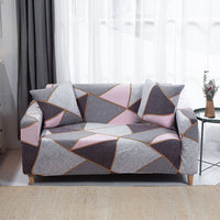 HKM-932435 Plant and Flower Pattern Stretch Sofa Cover - Multiple Sizes Available