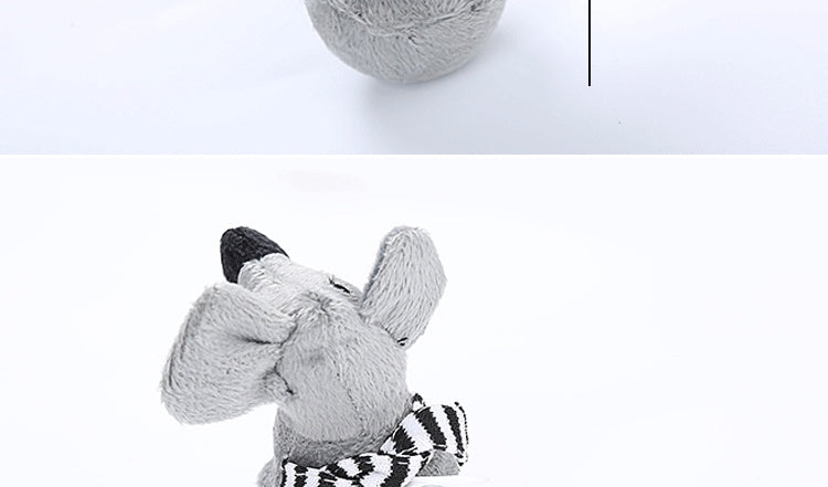 HKM-932563 Cat Toy Plush Mouse Chick With Feather Tumbler
