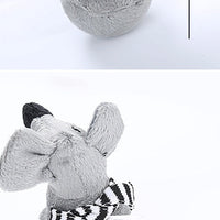 HKM-932563 Cat Toy Plush Mouse Chick With Feather Tumbler