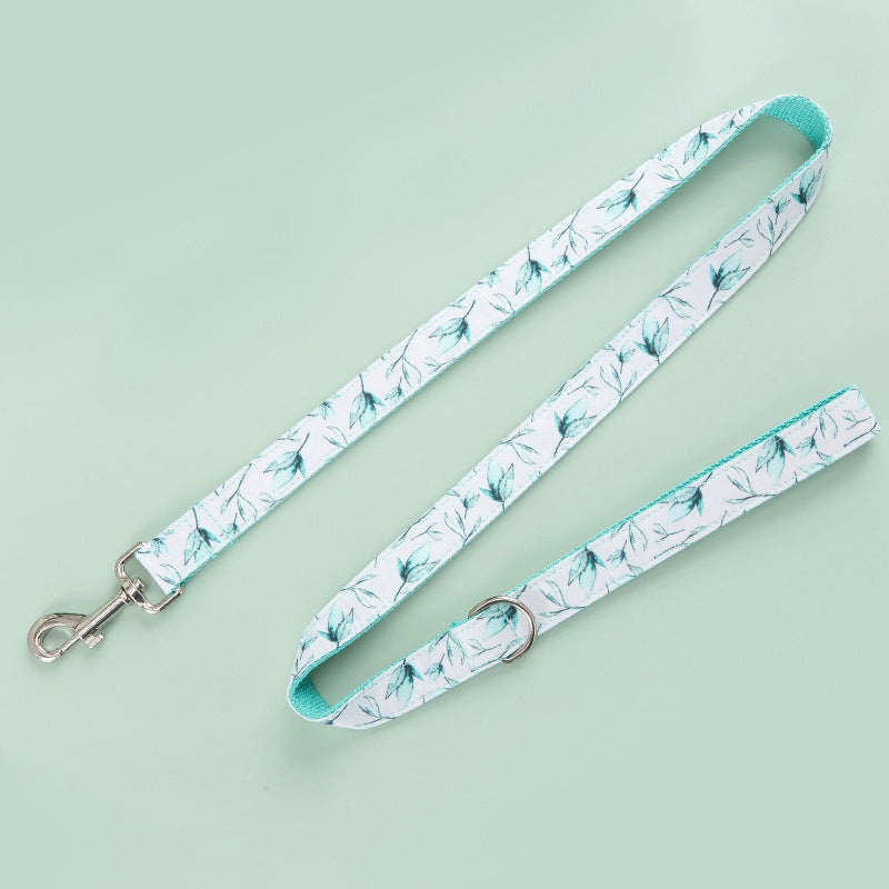 HKM-932819 Small Leaf Dog Collar Traction Rope