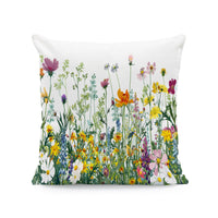 HKM-933011 Nordic Style Ink-Painting Plum Blossom Yellow Flower Cushion Cover 45x45cm