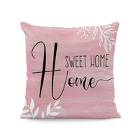 HKM-933011 Nordic Style Ink-Painting Plum Blossom Yellow Flower Cushion Cover 45x45cm