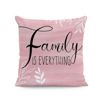 HKM-933011 Nordic Style Ink-Painting Plum Blossom Yellow Flower Cushion Cover 45x45cm