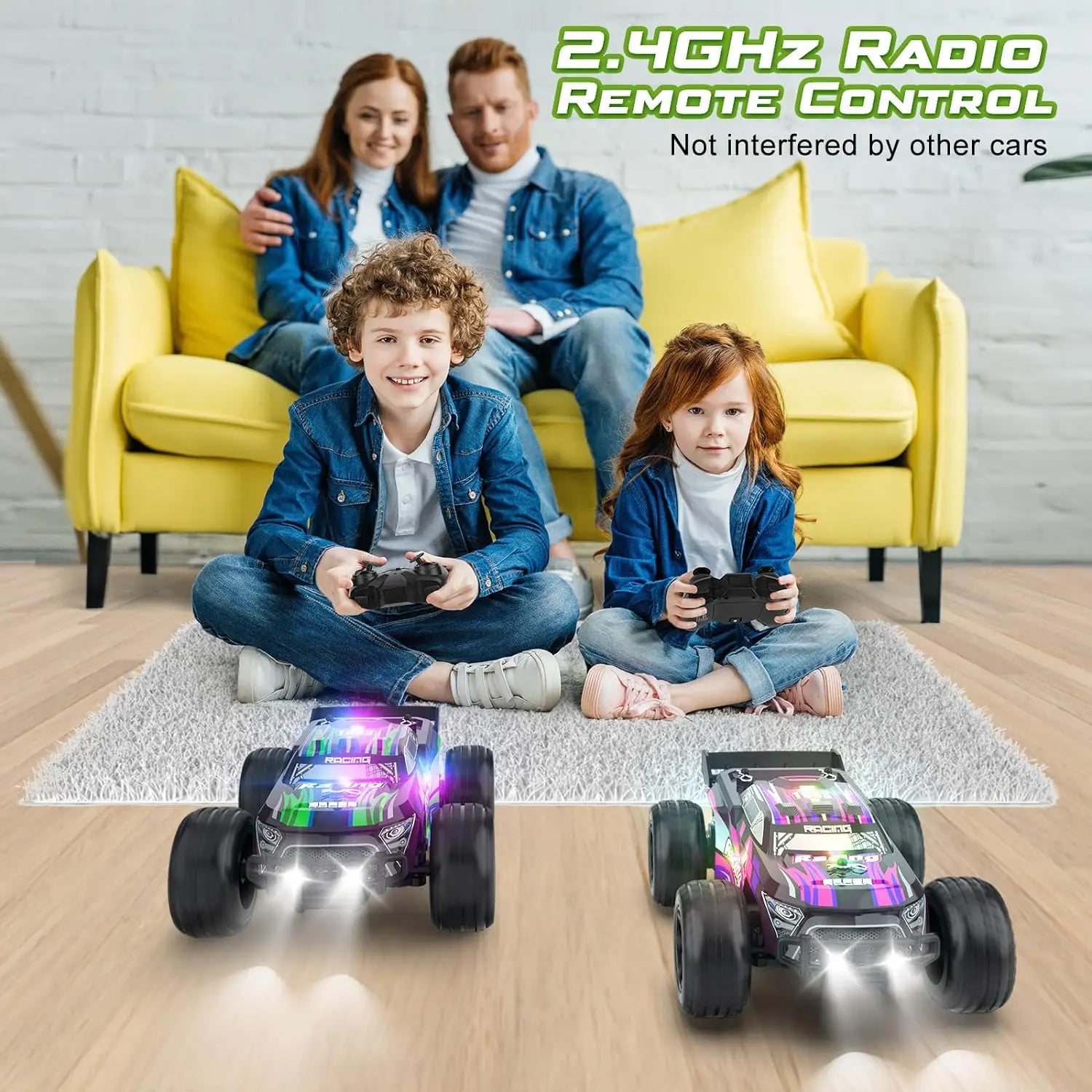 HKM-933075 High-Speed 10 km/h 2.4GHz Off-Road Remote Control Racing Car - 1:22 Scale Electric Rock Crawler