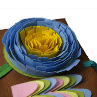 HKM-933075 Pet Sniffing Pad for Stress Relief, Garden Flowers Design, 45x75cm