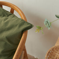 HKM-933075 Retro Washed Cotton Pillow Case - 45x45cm & 30x50cm Options