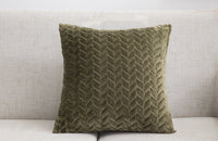 HKM-933395 Plush Sofa Pillowcase Set - 43x43cm with Pillow Core