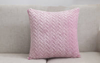 HKM-933395 Plush Sofa Pillowcase Set - 43x43cm with Pillow Core